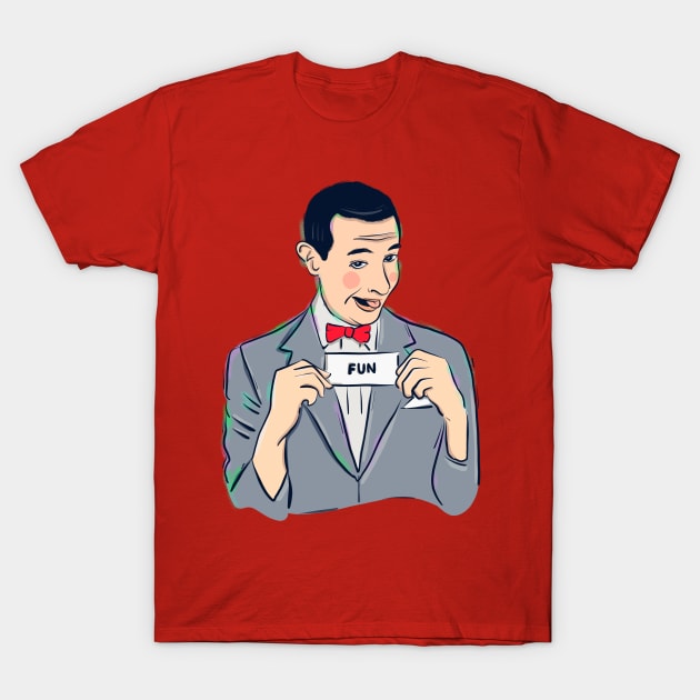 Pee-wee Herman T-Shirt by ChrisPaulFarias